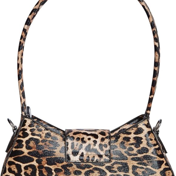 Compact Leopard Print Shoulder Bag with Secure Zipper Closure – Perfect Gift! - Picture 5 of 6